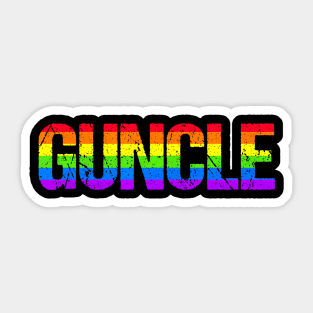 Guncle Definition Gay Uncle Pride Month Lgbtq Lgbt Sticker